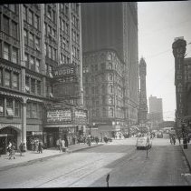 IL-Chicago-Woods, IL-Chicago-Oriental, IL-Chicago-United Artists View East on Randolph